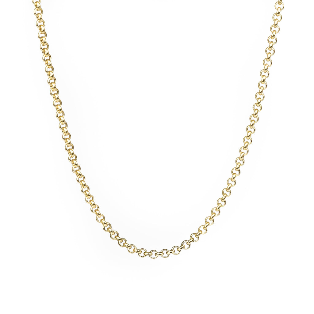 Golden Plated silver filigree necklace 80cm (31.5in) -1
