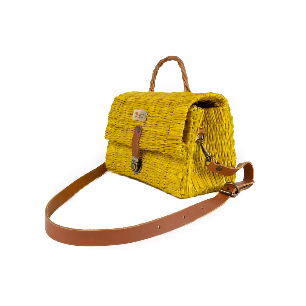 Reed Bag Liliana 25cm (9.8in) with lining and crossover strap -1