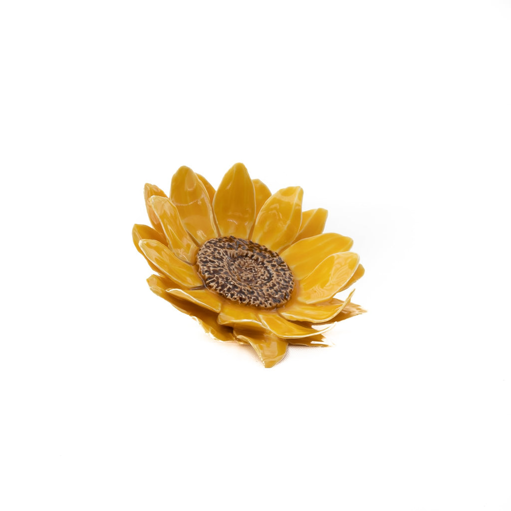Ceramic Flower Sunflower 8cm (3.1in)